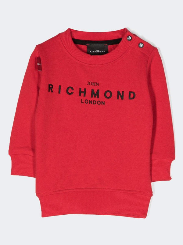 Felpa  classica con Logo ricamato