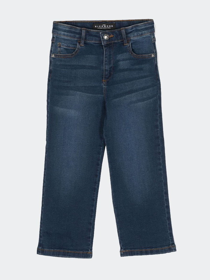 Jeans  modello a palazzo lavaggio medio