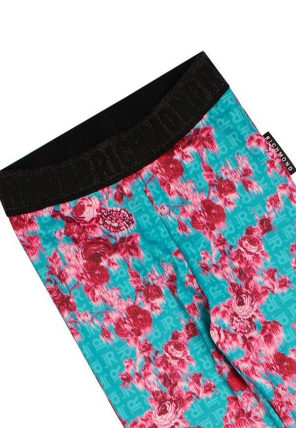 Flower pattern leggings