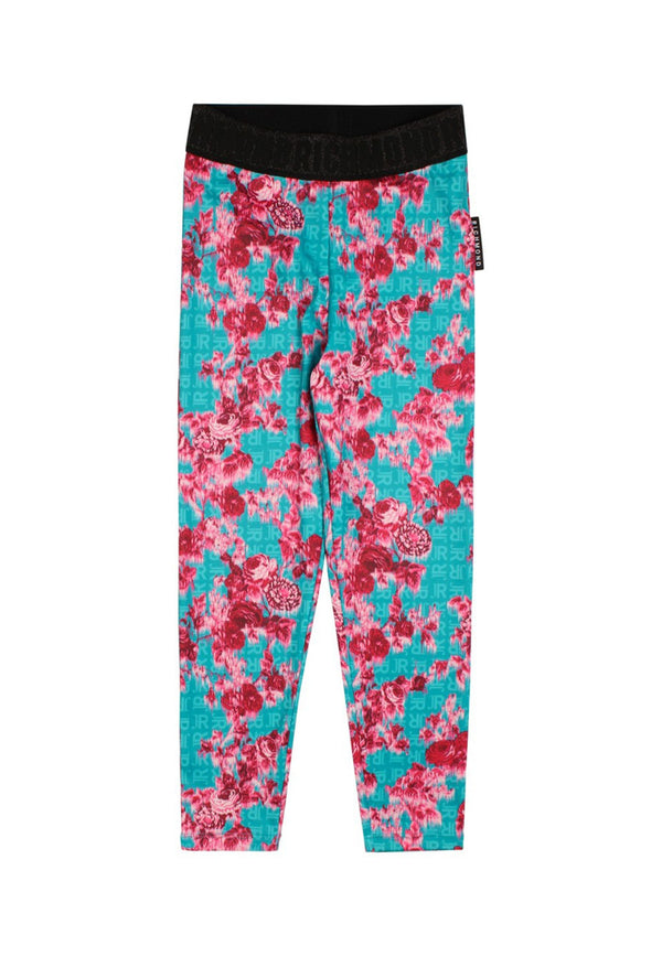 Flower pattern leggings