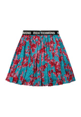 Flower patterned skirt