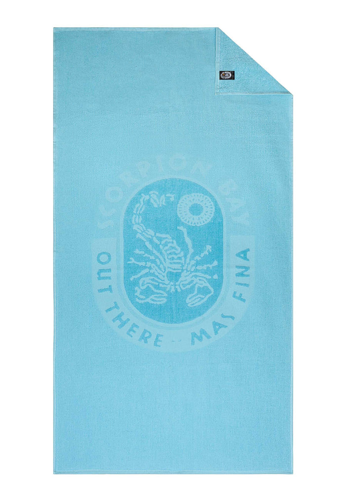 Scorpion bay Telo Mare Avio Blu Jacquard Essential