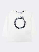 T-shirt  tinta unita Logo frontale