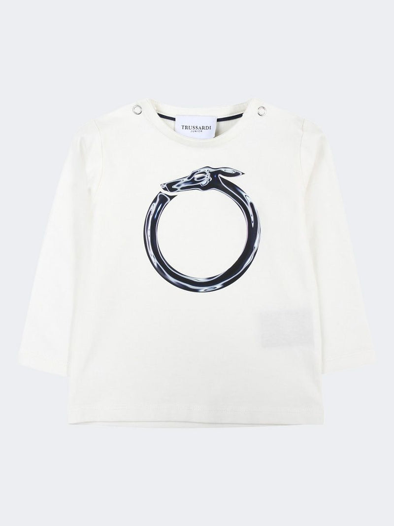 T-shirt  tinta unita Logo frontale