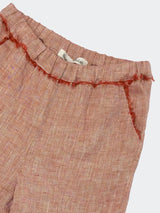 Pantalone lungo in misto lino