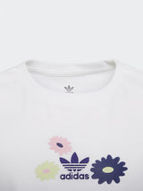 T-shirt  manica corta con stampa logo floreale