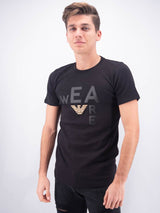 T-shirt  manica corta con stampa Emporio