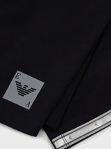 Completo Sportivo   in morbido cotone con T-shirt e bermuda tape logo