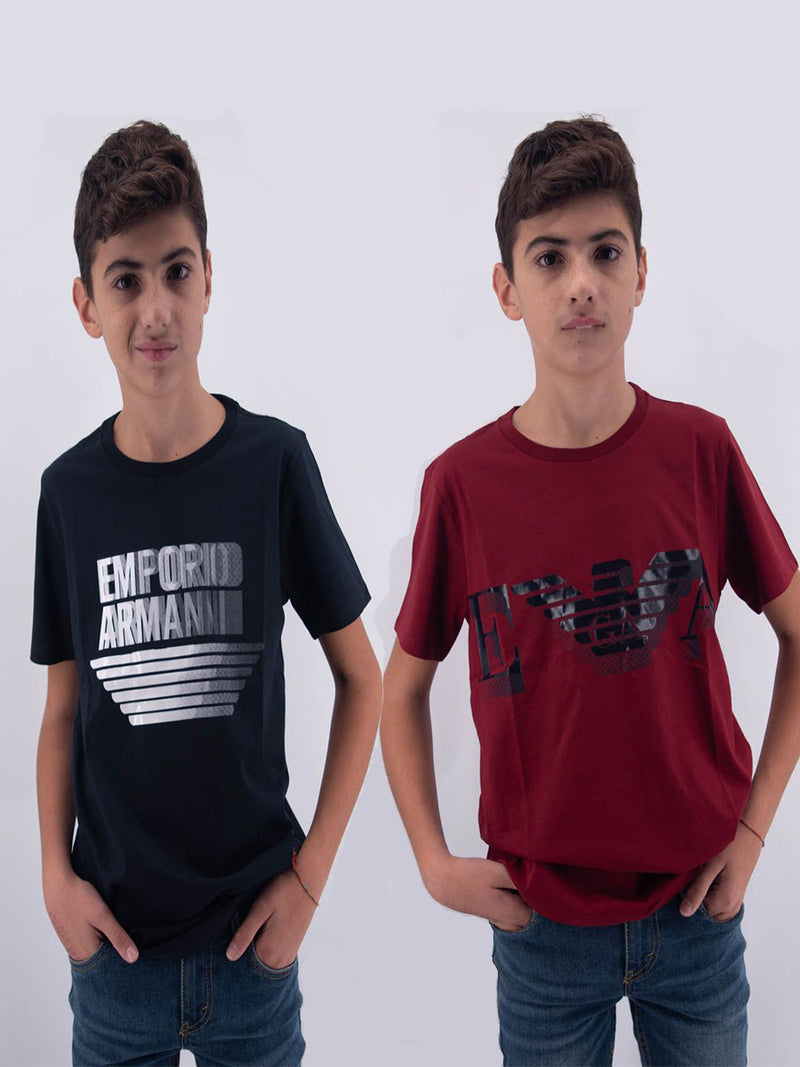 T-shirt  Set manica corta con stampa fantasia Emporio