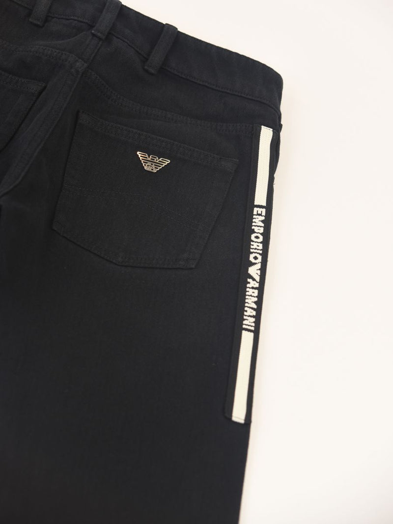 Jeans  Cinque tasche con Banda Logo