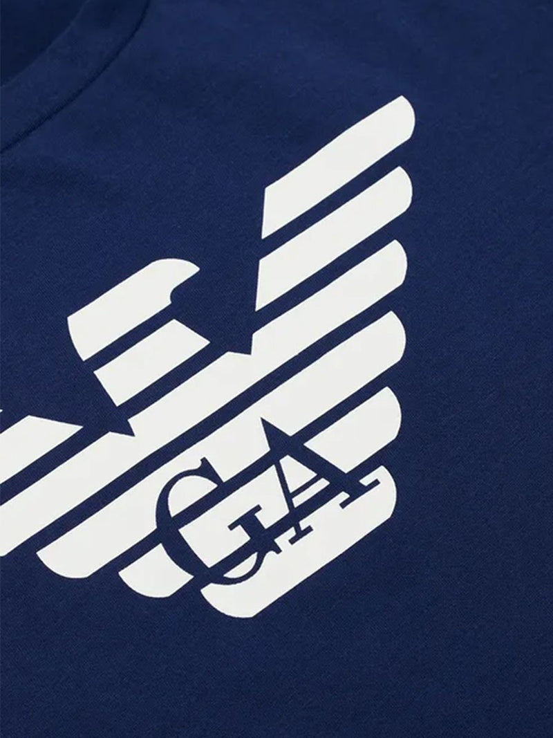 T-shirt  girocollo con stampa Logo