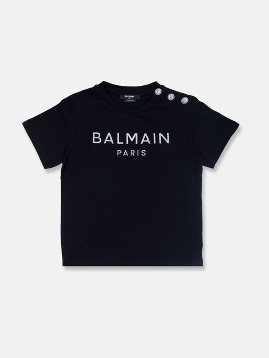 BALMAIN ベージュ Tシャツ ロゴ入り BALMAIN ベージュ Tシャツ ロゴ入り おしゃれ tシャツ レディース