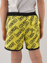 Costume  boxer con stampa logo allover