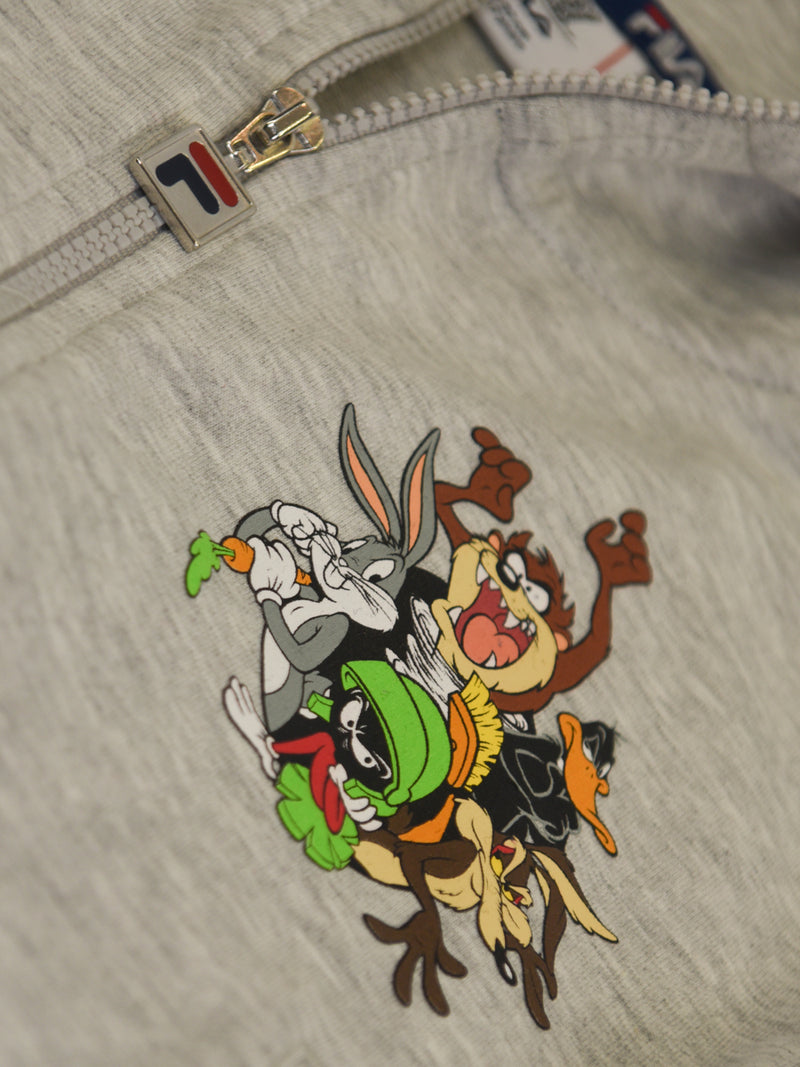 Felpa  in cotone leggero con stampa looney tunes