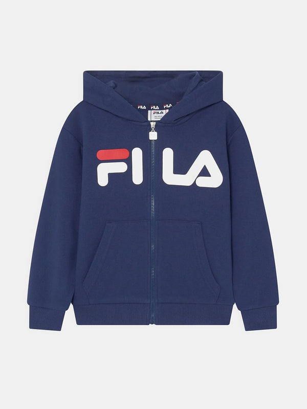 Felpa  full Zip tinta unita