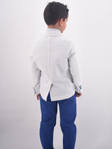 Completo Elegante  SAILOR   COMPLETO GIACCA CAMICIA PANTALONE PAPILLON