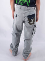 Pantalone  PANTALONE CARGO HERO RICAMO LEET CON APPLICAZIONE TASCA STAMPA TIME