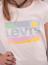 T-shirt  lunga a manica corta con stampa logo