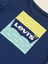 T-shirt  manica lunga con stampa multicolor logo