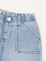 Jeans  in cotone denim vita alta