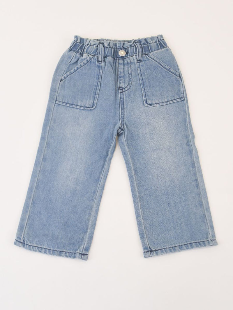 Jeans  in cotone denim vita alta