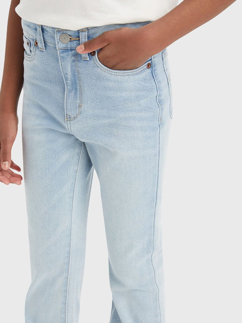 Jeans in heller Waschung