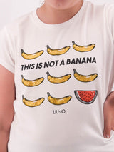 T-shirt  con stampa Banane