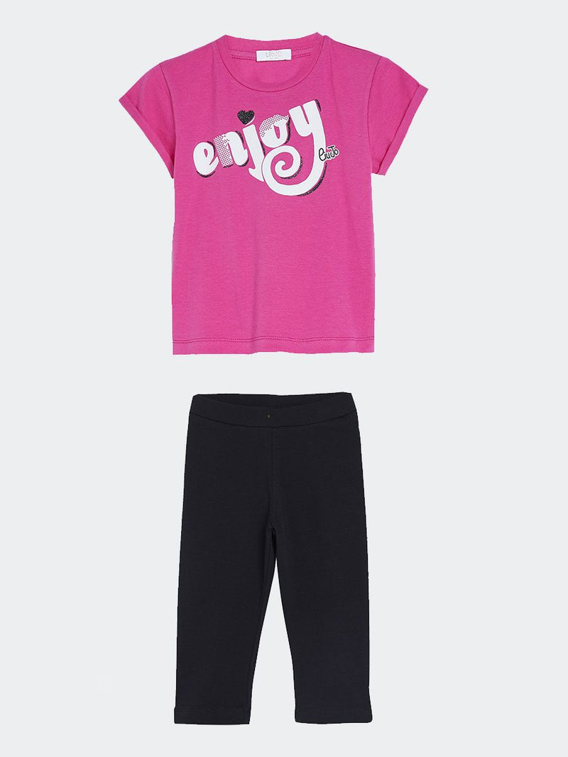 Completo Sportivo  set t-shirt e leggings