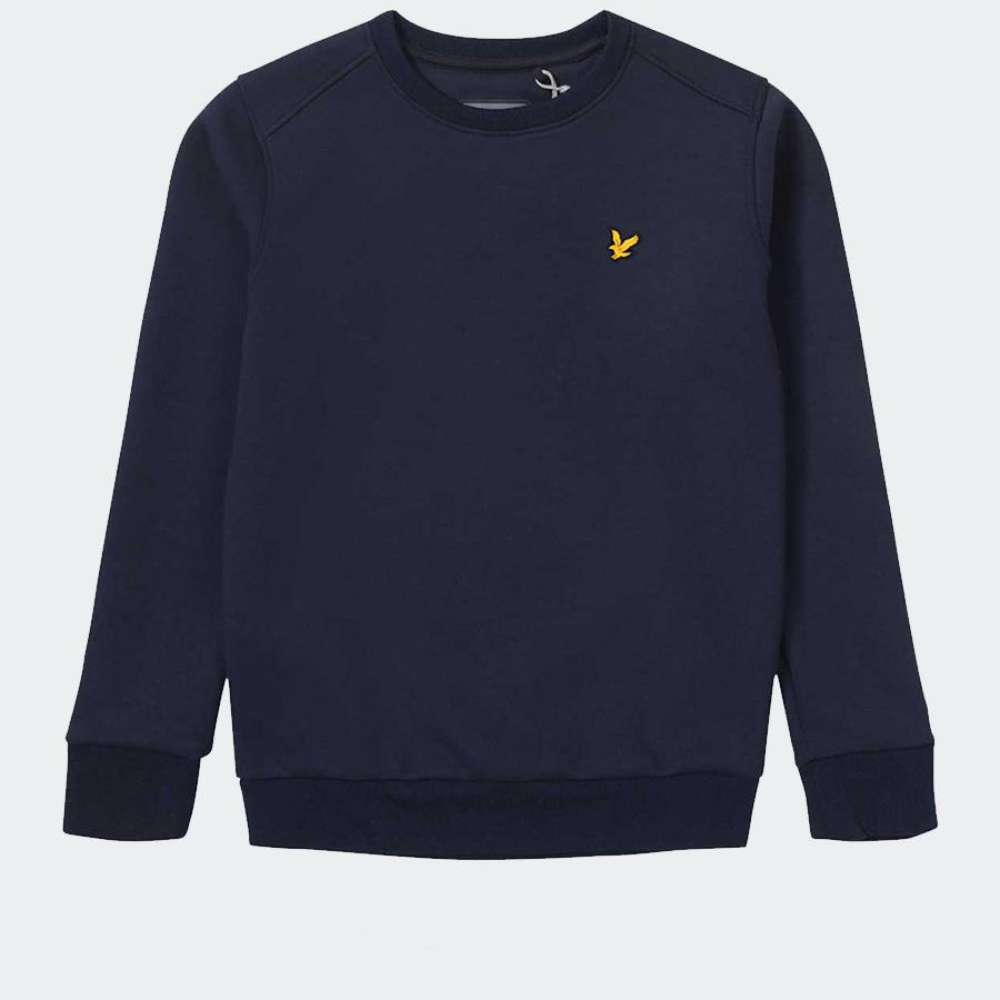 Lyle&Scott Solid Color Crew Neck Sweater