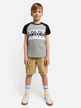 T-shirt  girocollo stampata