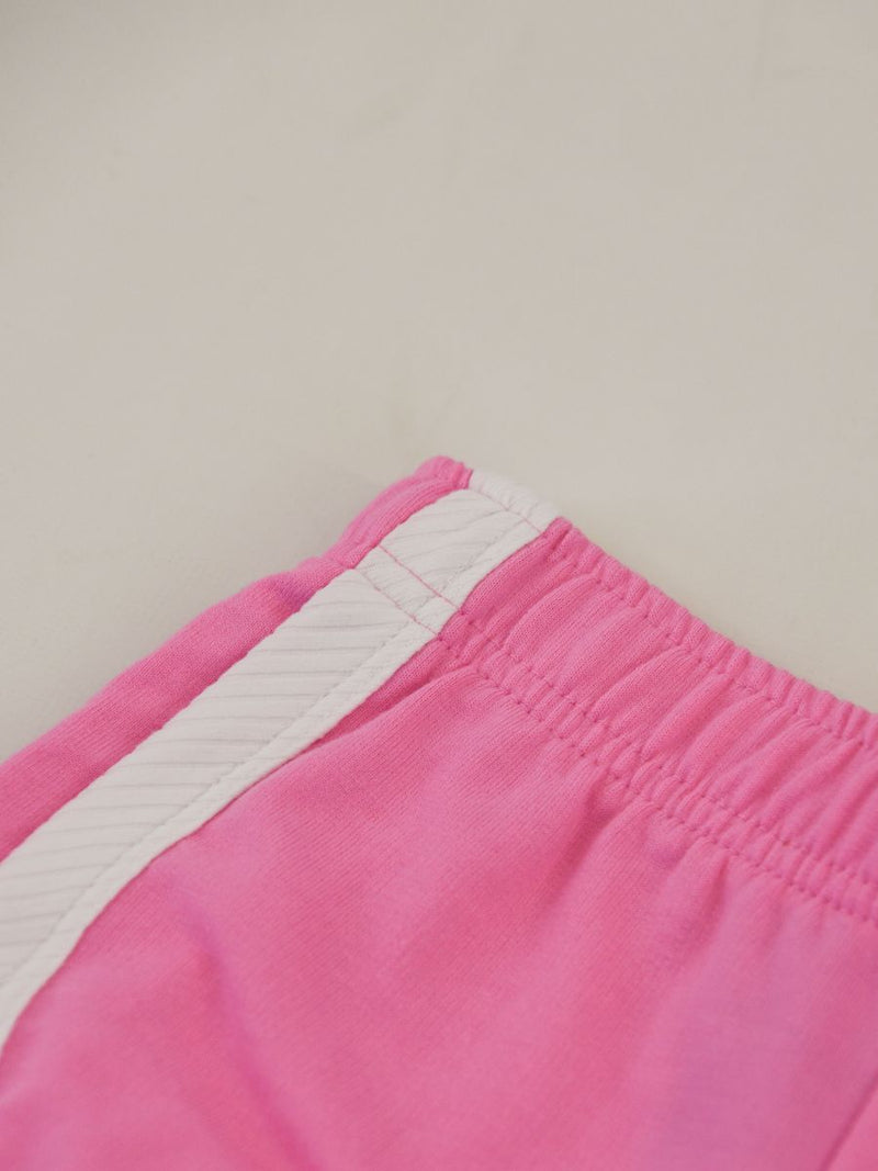 Shorts  in morbido cotone con ricamo Logo