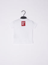 T-shirt  in cotone morbido  con stampa brand