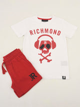 Completo Sportivo set T-shirt e Bermuda stampato