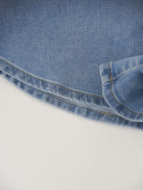 Shorts  in jeans con ricamo logo