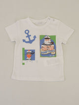 T-shirt  manica corta con Stampa Marinaio